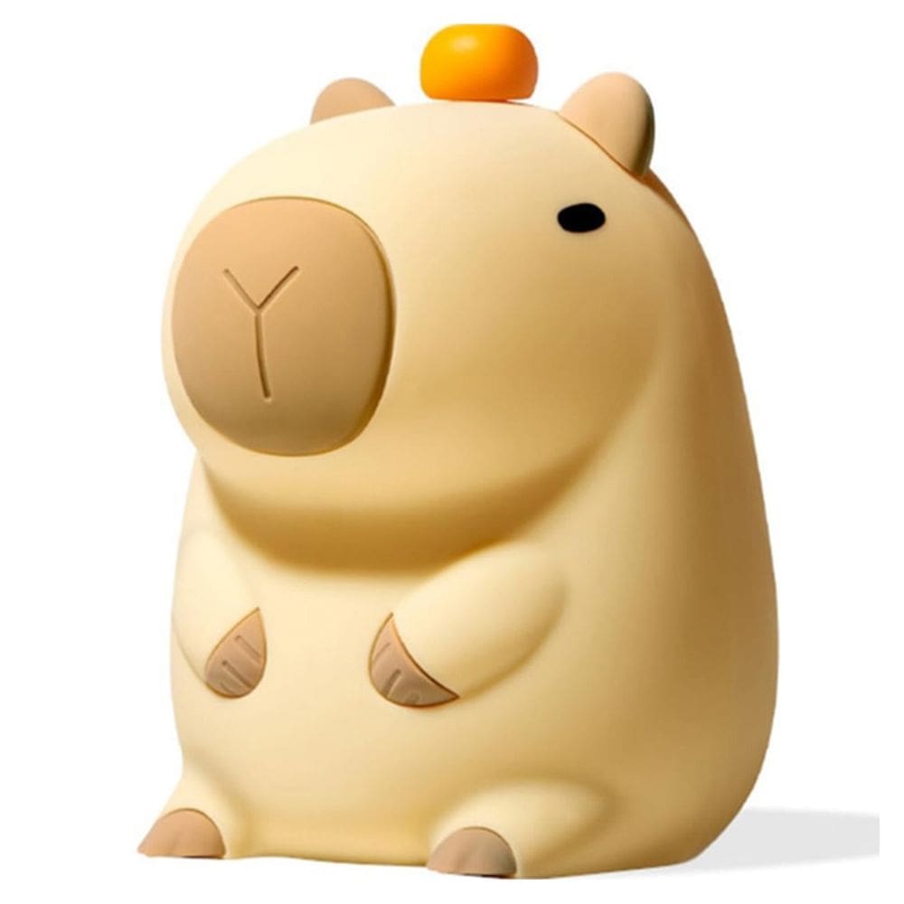 Luminaria Mesa Capivara Fofa Touch Muda De Cor USB Recarregavel Iluminaçao Decoraçao Quarto Sala Casa