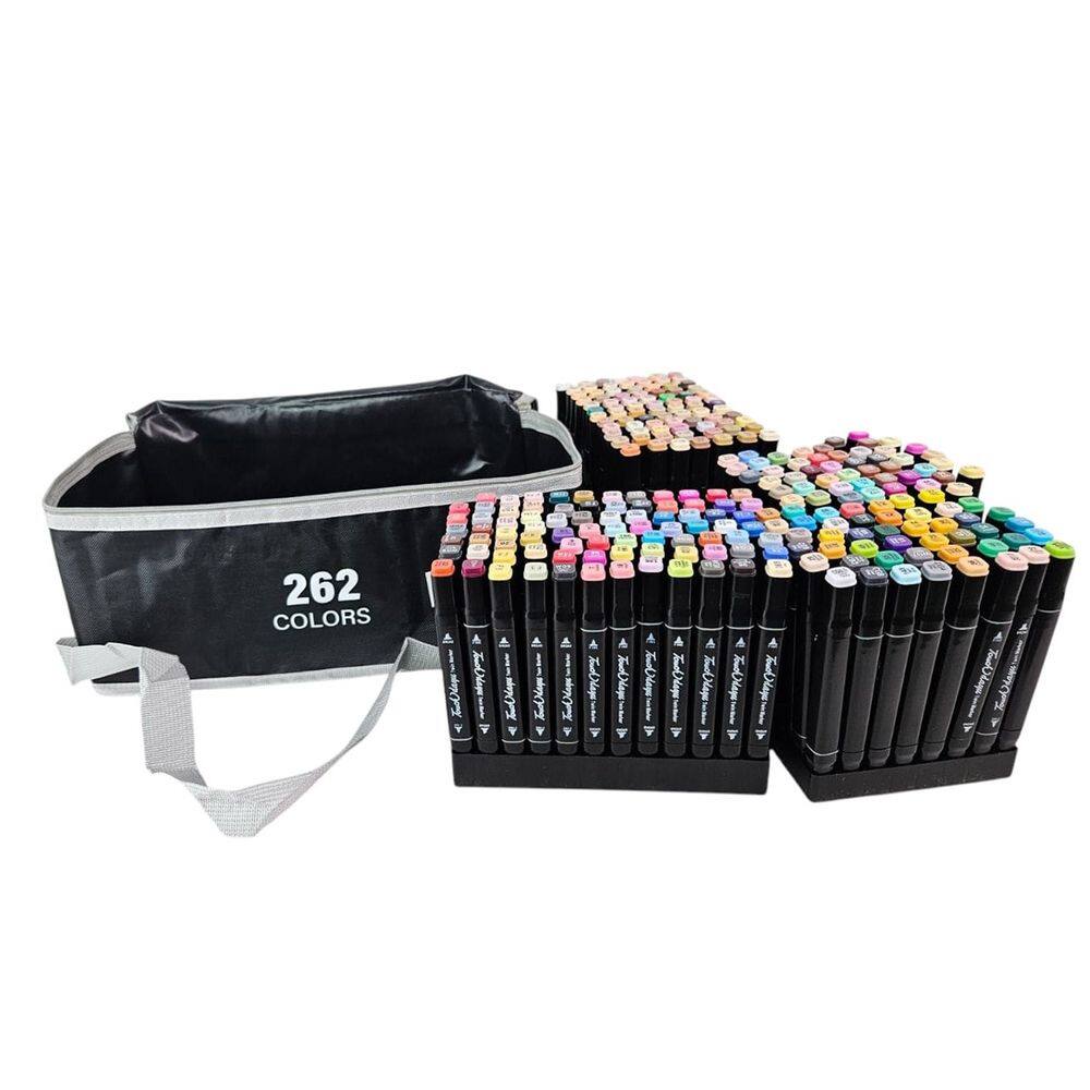 Canetinha Caneta 262 Cores Marcador Ponta | Extra