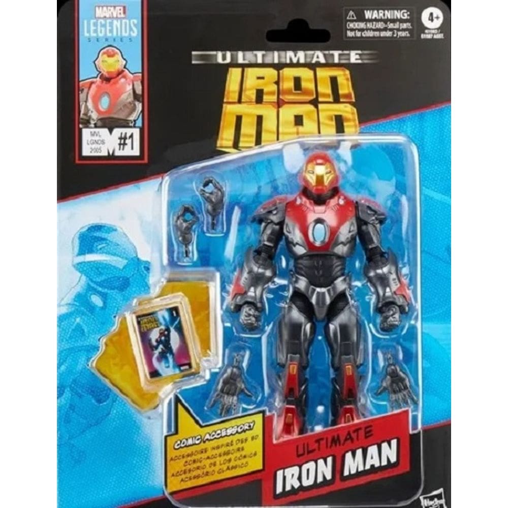Marvel Legends Series Quadrinho N1 2005 Ultimate Iron Man 15 Cm Articulado – Hasbro