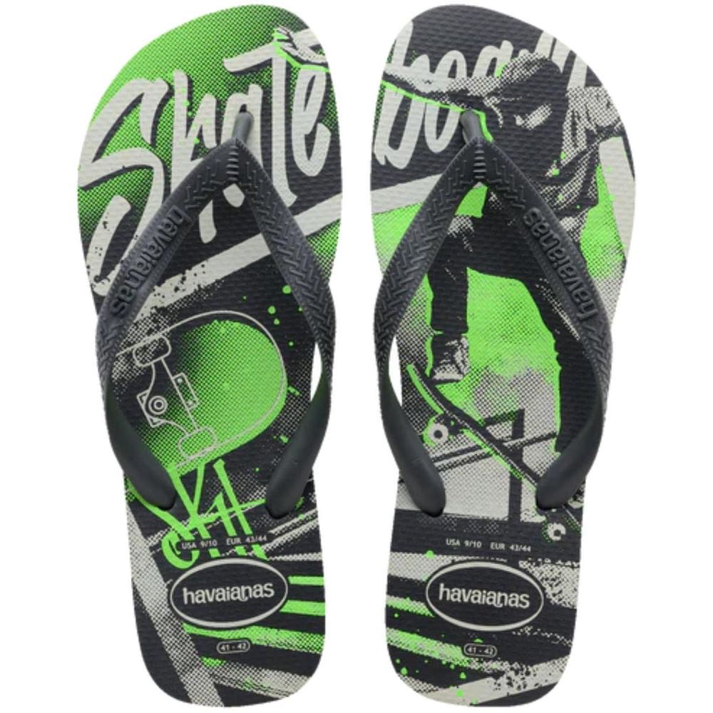 Chinelo Havaianas Top Athletic Masculino - Preto e Verde