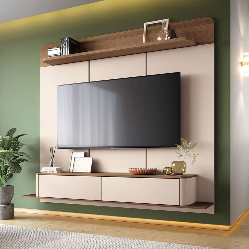 Painel Home Suspenso Galax para TV HB Móveis