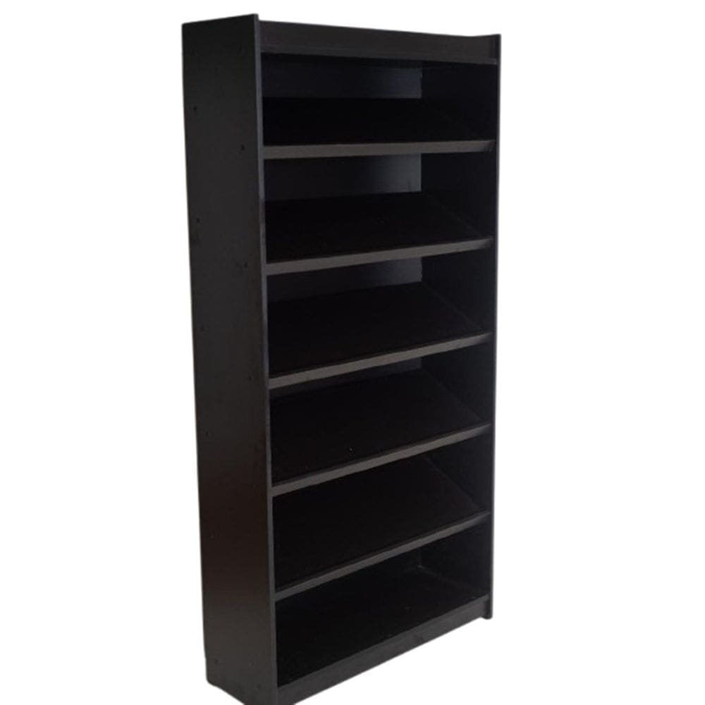 Sapateira Tipo Estante 100% Mdf Preto - Suprema Móveis