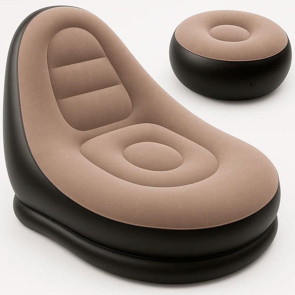Sofá Inflável Compacto Com Leveza Para Viagem
