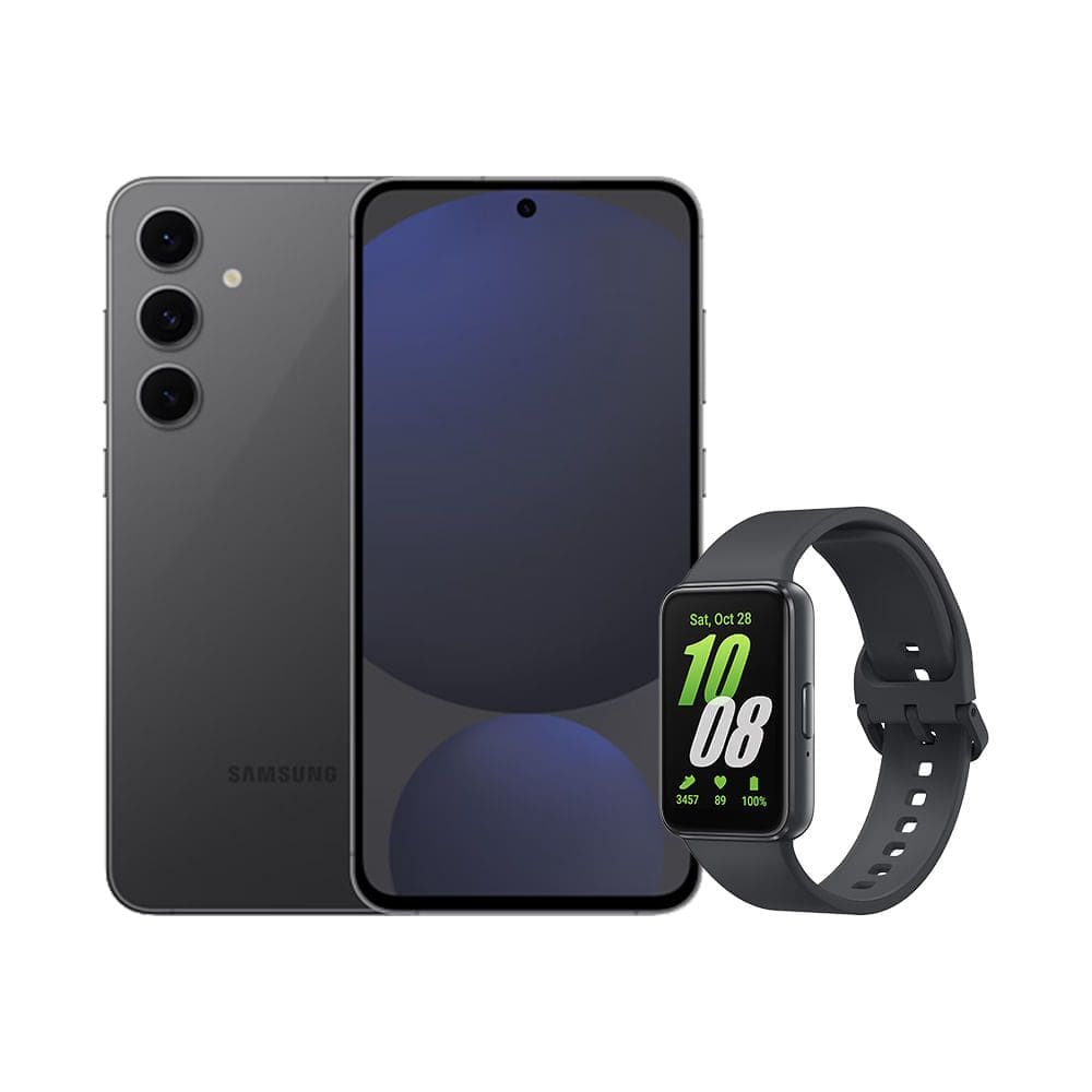 S24 FE (256GB) - Grafite + Galaxy Fit3 - Grafite