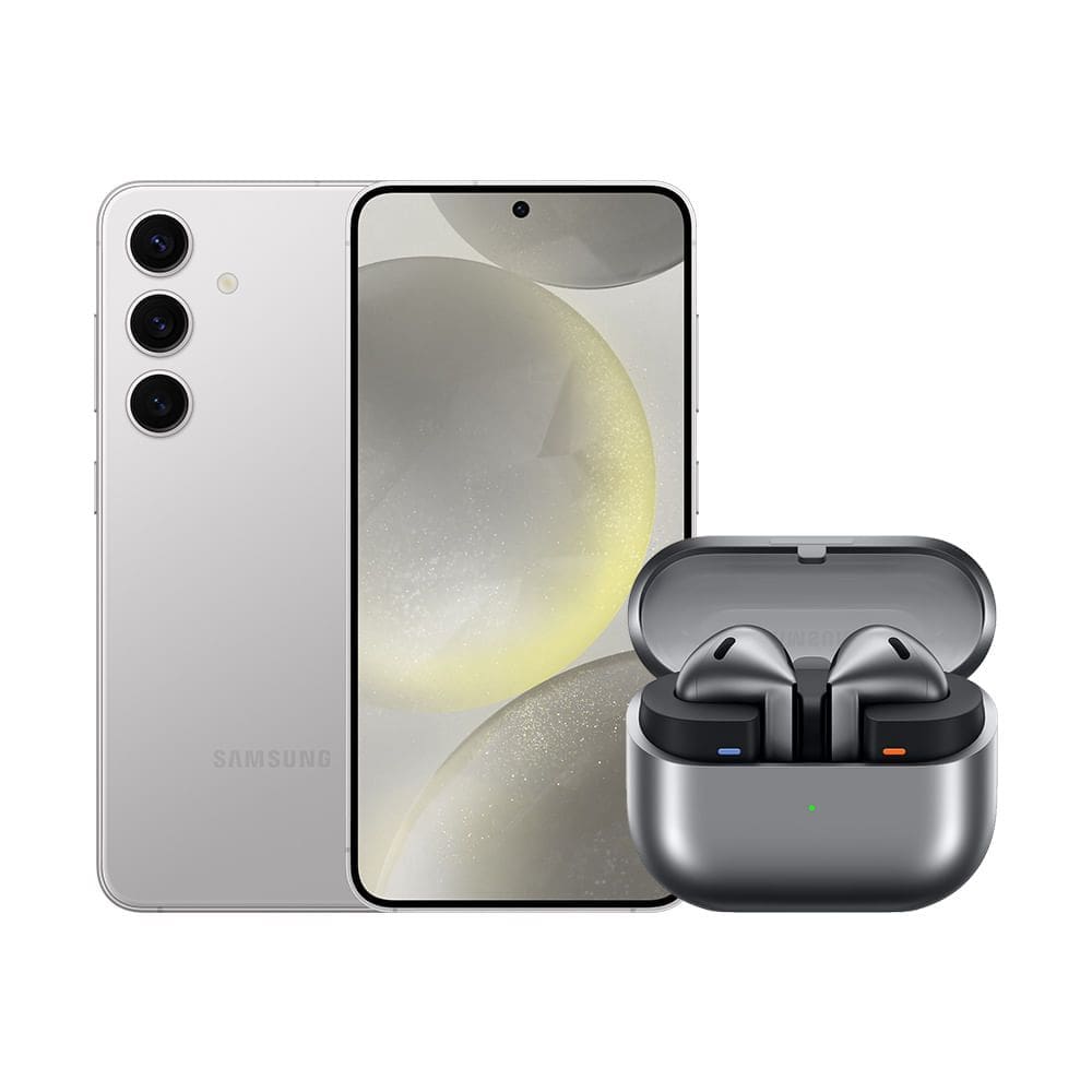 S24 (256GB) - Cinza + Galaxy Buds3 - Cinza