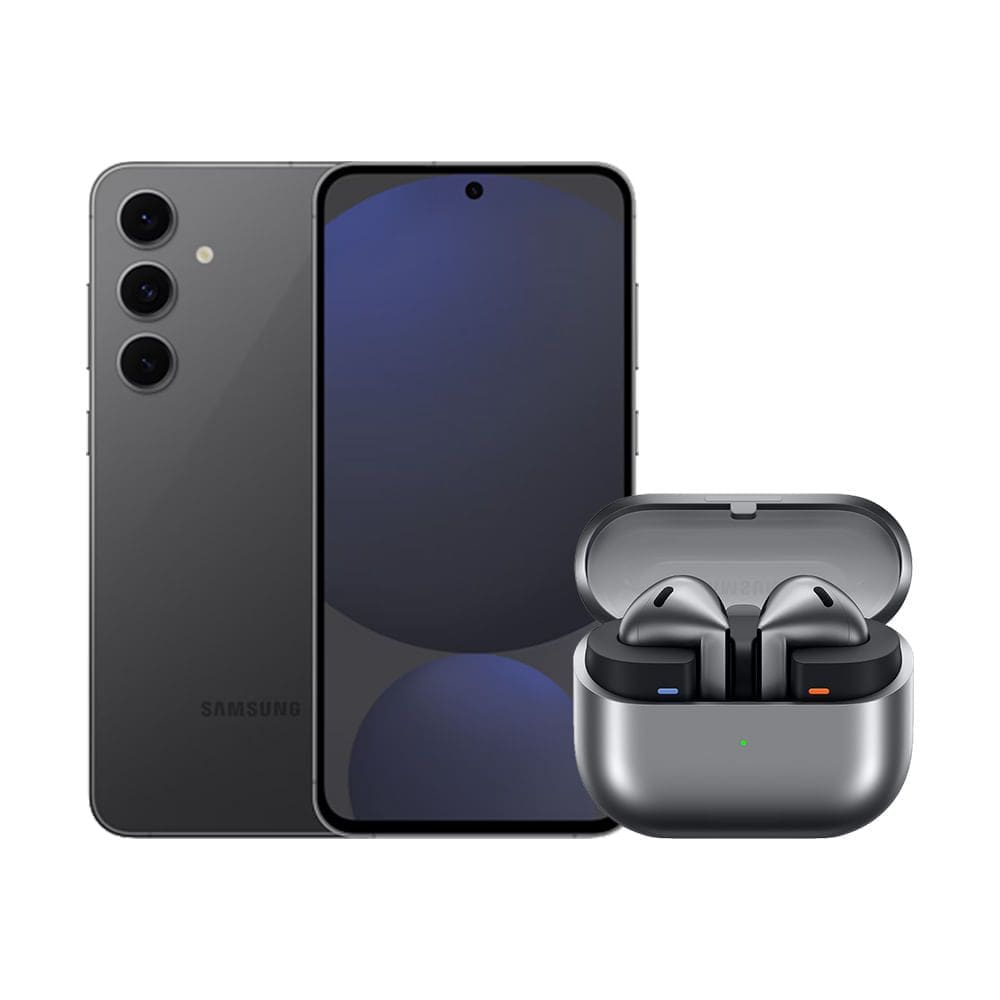S24 FE (256GB) - Grafite + Galaxy Buds3 - Cinza