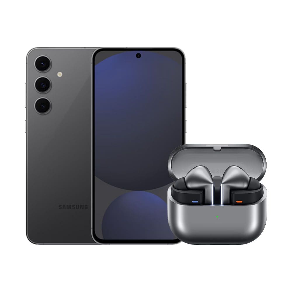 S24 FE (256GB) - Grafite + Galaxy Buds3 Pro - Cinza