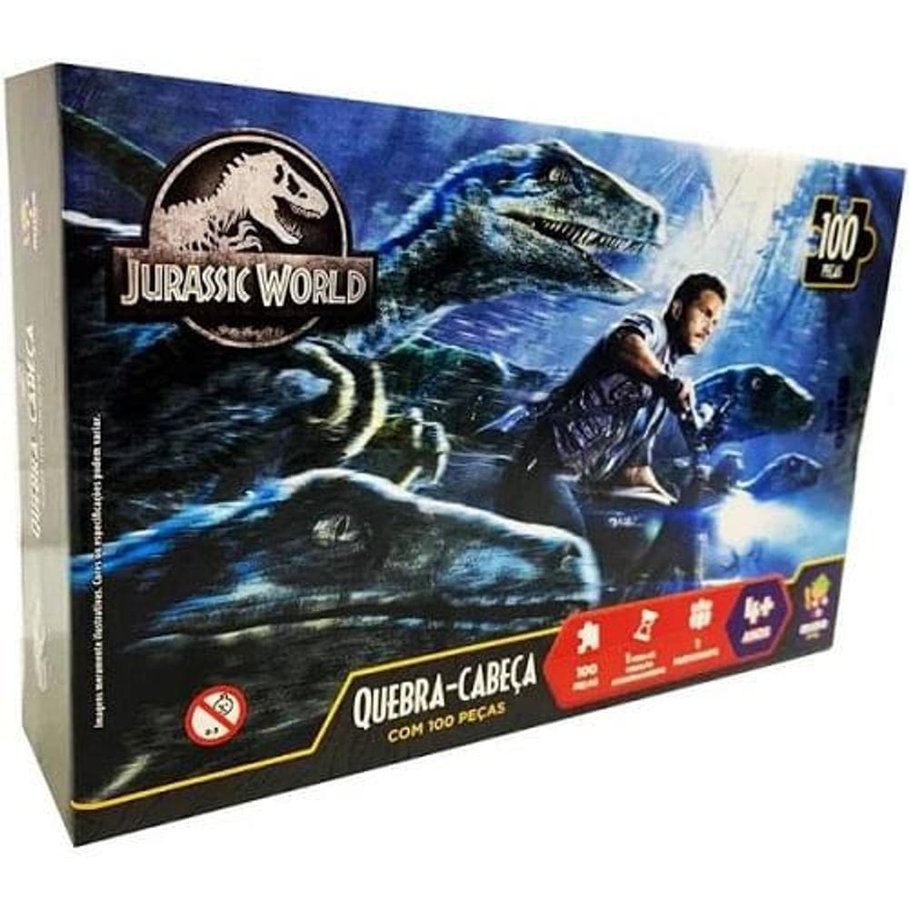 Quebra Cabeça 100pcs Blue e Irmãos Jurassic 2065 - Mimo