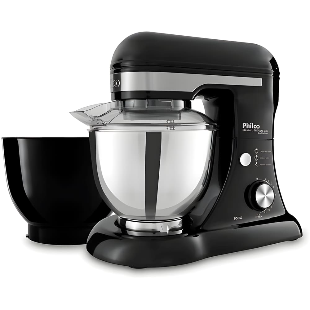 Batedeira Planetária Philco PBP600P Turbo Inox Bowl
