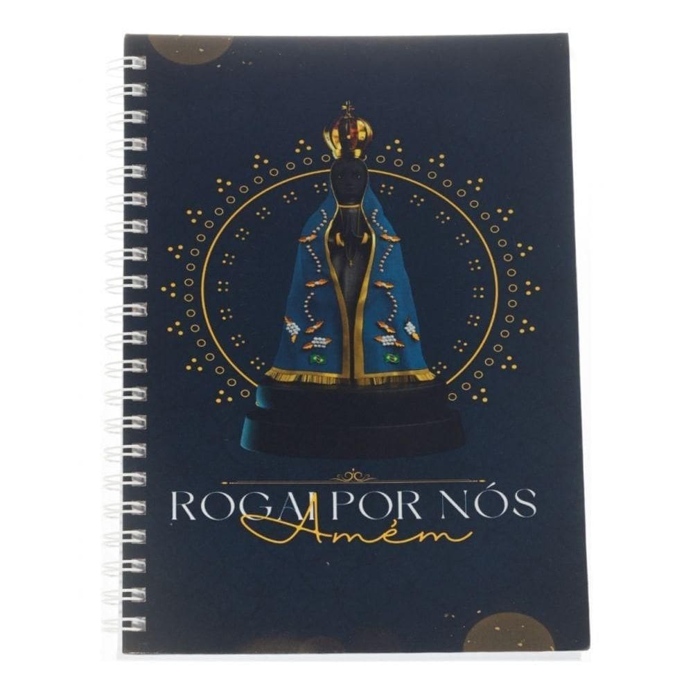 Caderno Capa Dura Universitário 1 Matéria Rogai Por Nós