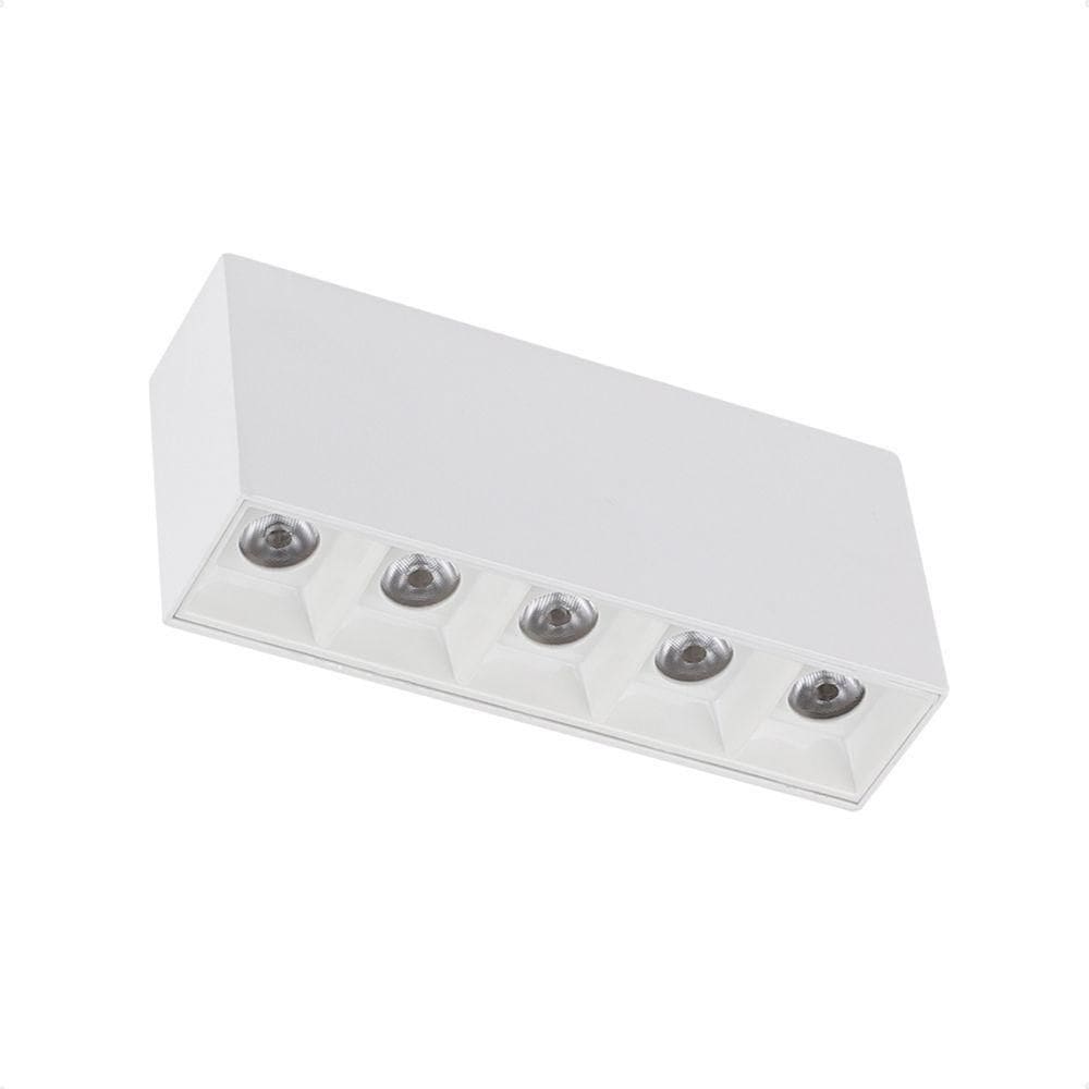 Spot De Led Sobrepor Taschibra Arch Pontual 10w 2700k Bivolt Branco