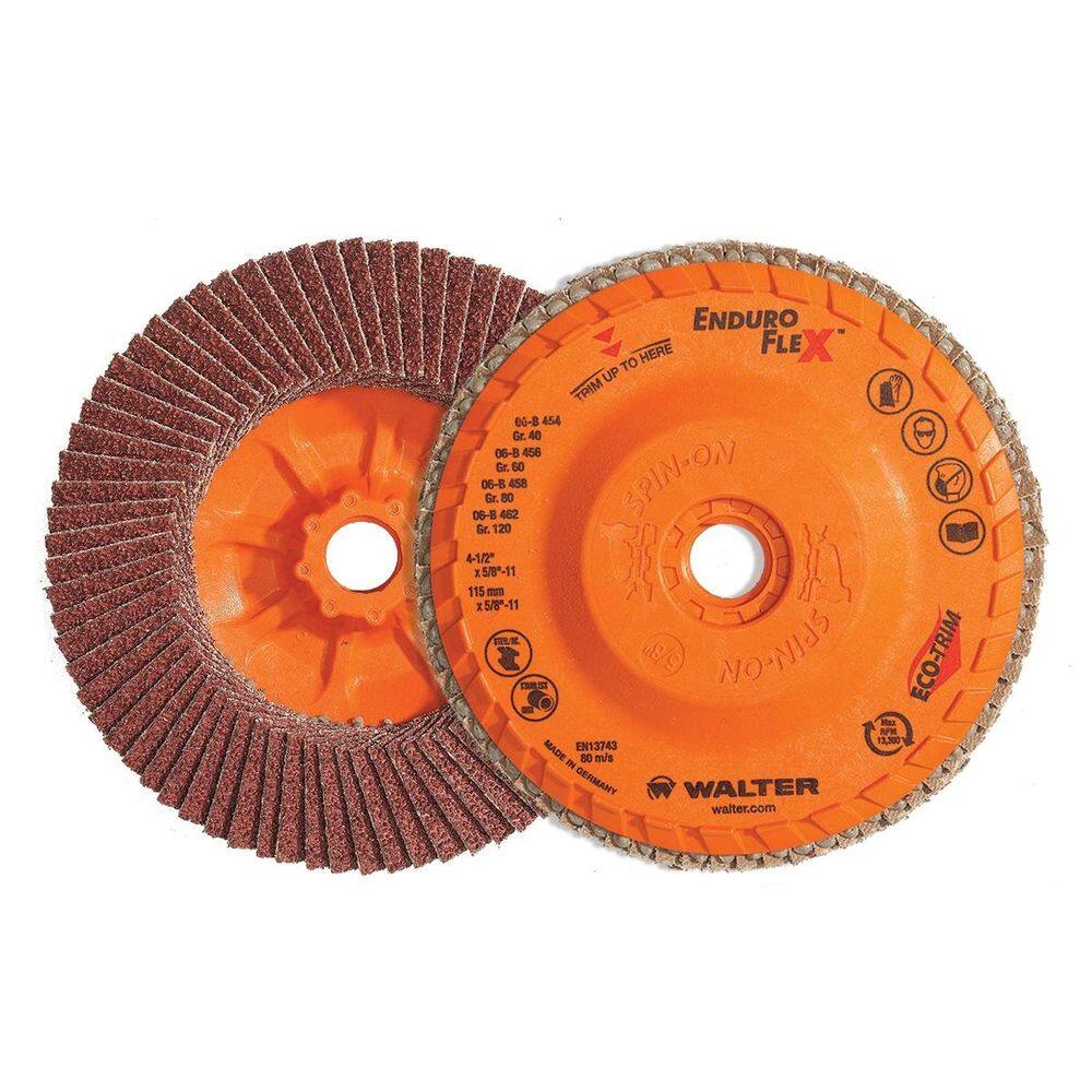 Disco Flap Allsteel Turbo 4.1/2X7/8 #80 15B458 Walter