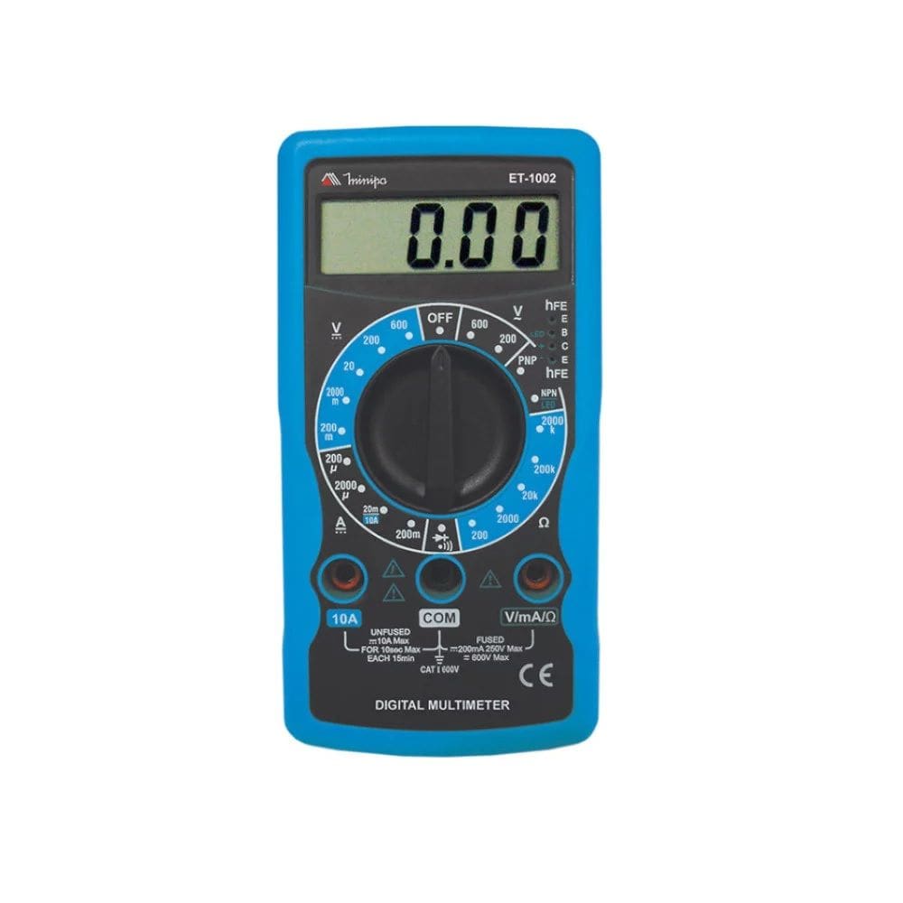 Multimetro Digital 3 1/2D -10A Et-1002