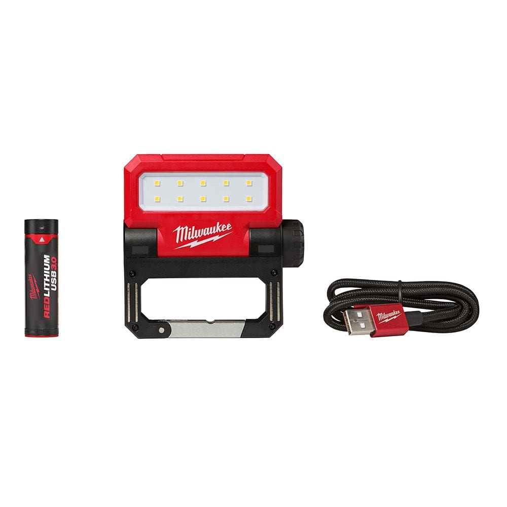 Lanterna Led Base Magnetica Cabeça Rotativa- Usb 2114-21 Milwaukee