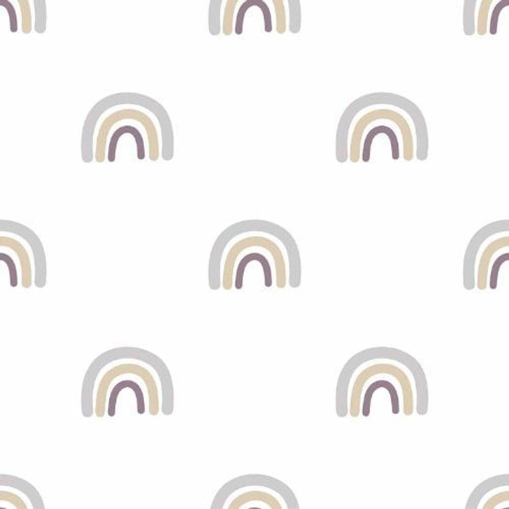 Papel De Parede Minime Infantil Cinza 17129