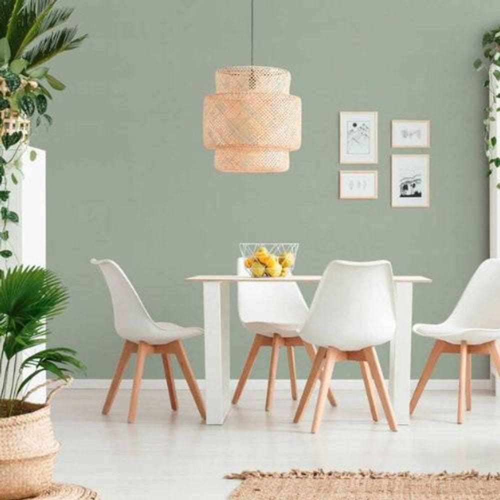 Papel De Parede Antigua Aspecto Têxtil Verde 371788ag