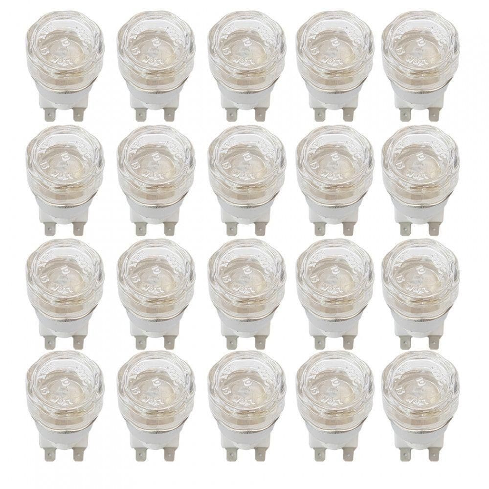 Kit Lâmpada Com Protetor Para Forno Embutir 127V 20 Peças 110V