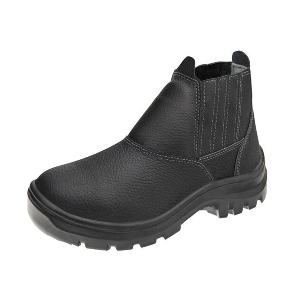Botina Vulcaflex Pu Bid Comelast/Biq Aco Preto 10Vb48a-No 37-Ca 43339