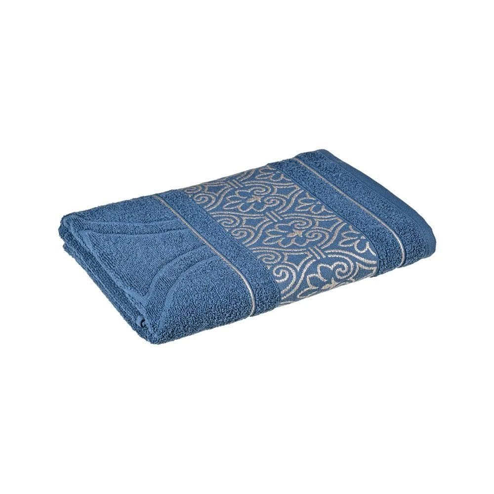Toalha de Banho Taj Azul Egípcio 150x80cm - Cavhome