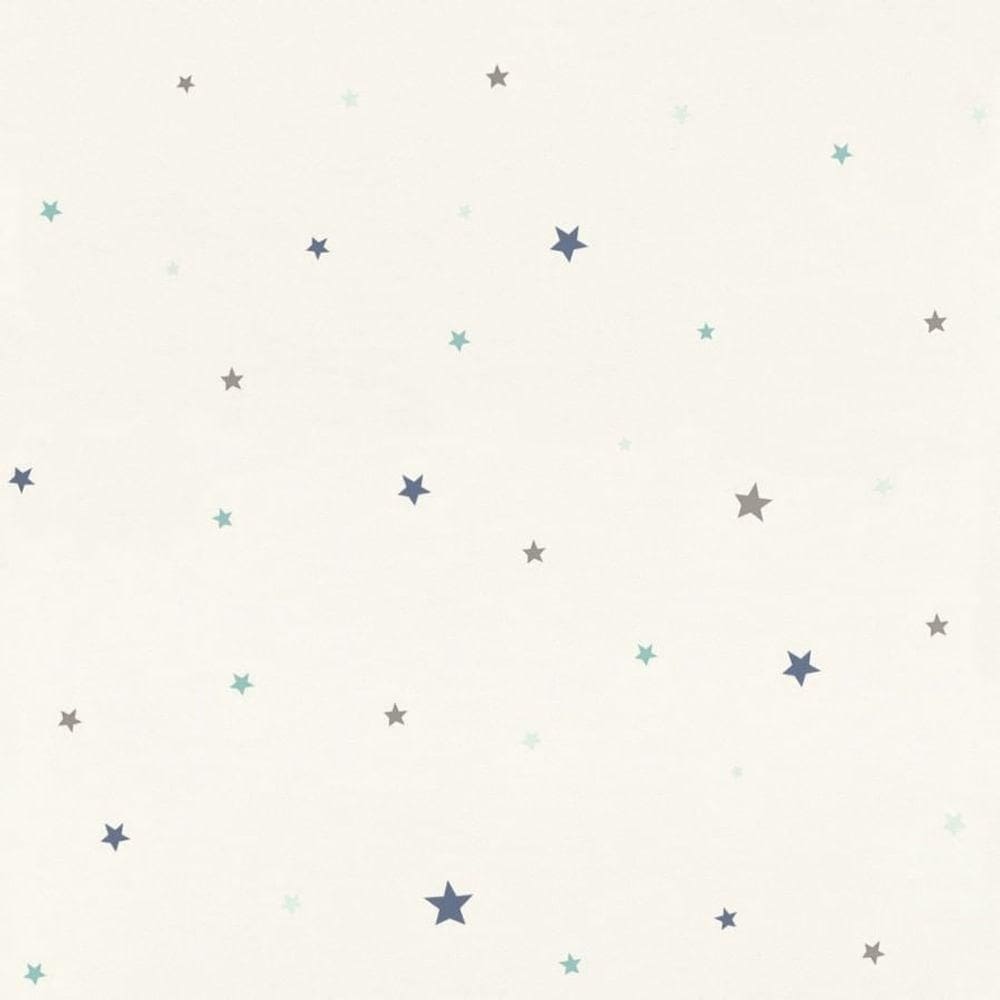 Papel De Parede Bambino Xviii Estrelas 245264 Rolo 10m X 0,53m