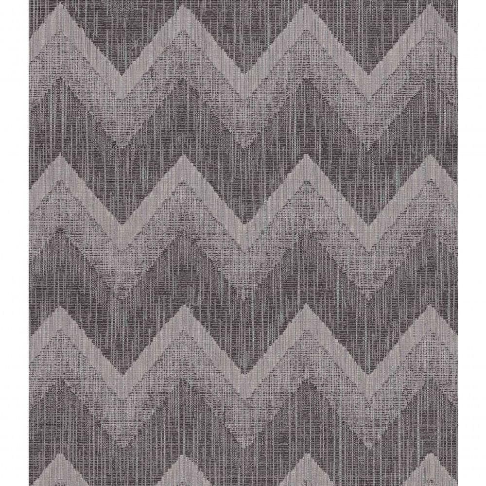 Papel De Parede Infinity Chevron énico Cinza If3002 - Rolo 10m X 0,53m