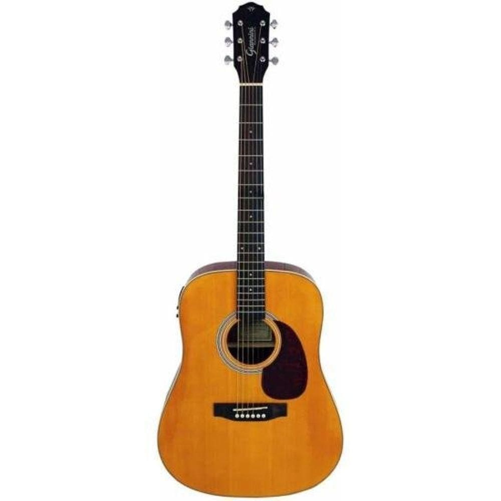 Violão Giannini Perform Gdr Plus Eletroacústico Aço tecido com a cor Natural Glossy.
