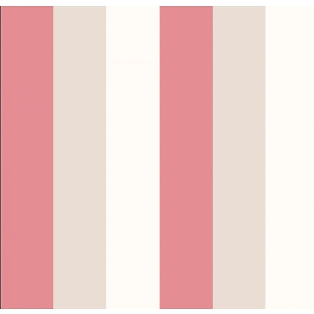 Papel De Parede Treboli Listrão Vermelho 5885 - Rolo 10m X 0,53m