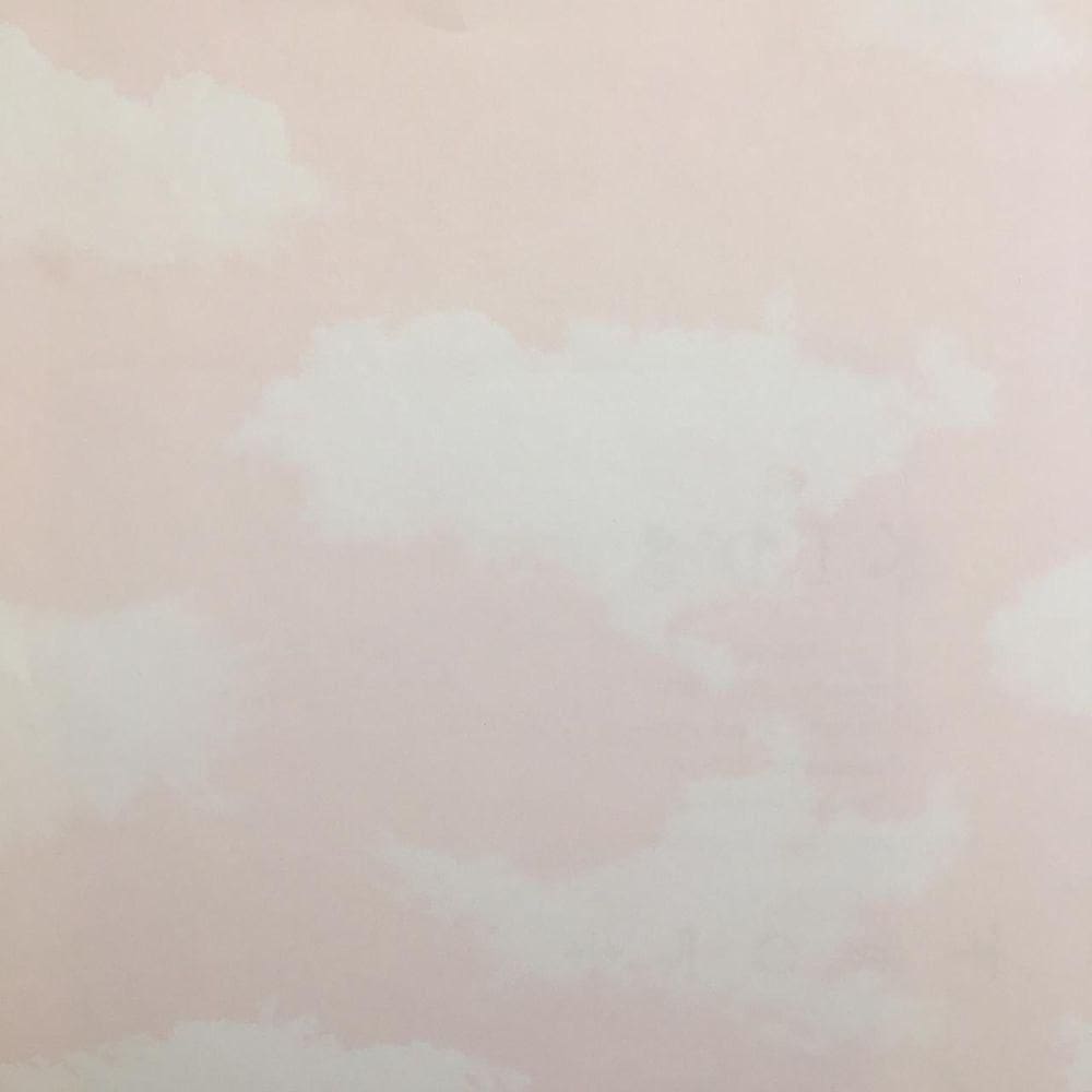 Papel De Parede All Kids Céu Cor De Rosa H2911303 Rolo 10m X 0,53m