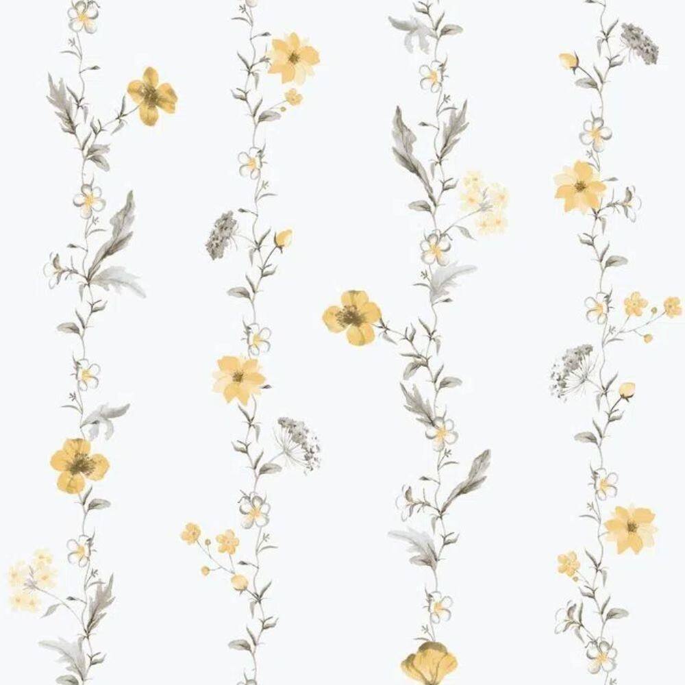 Papel De Parede Hana Floral Amarelo 1902-2