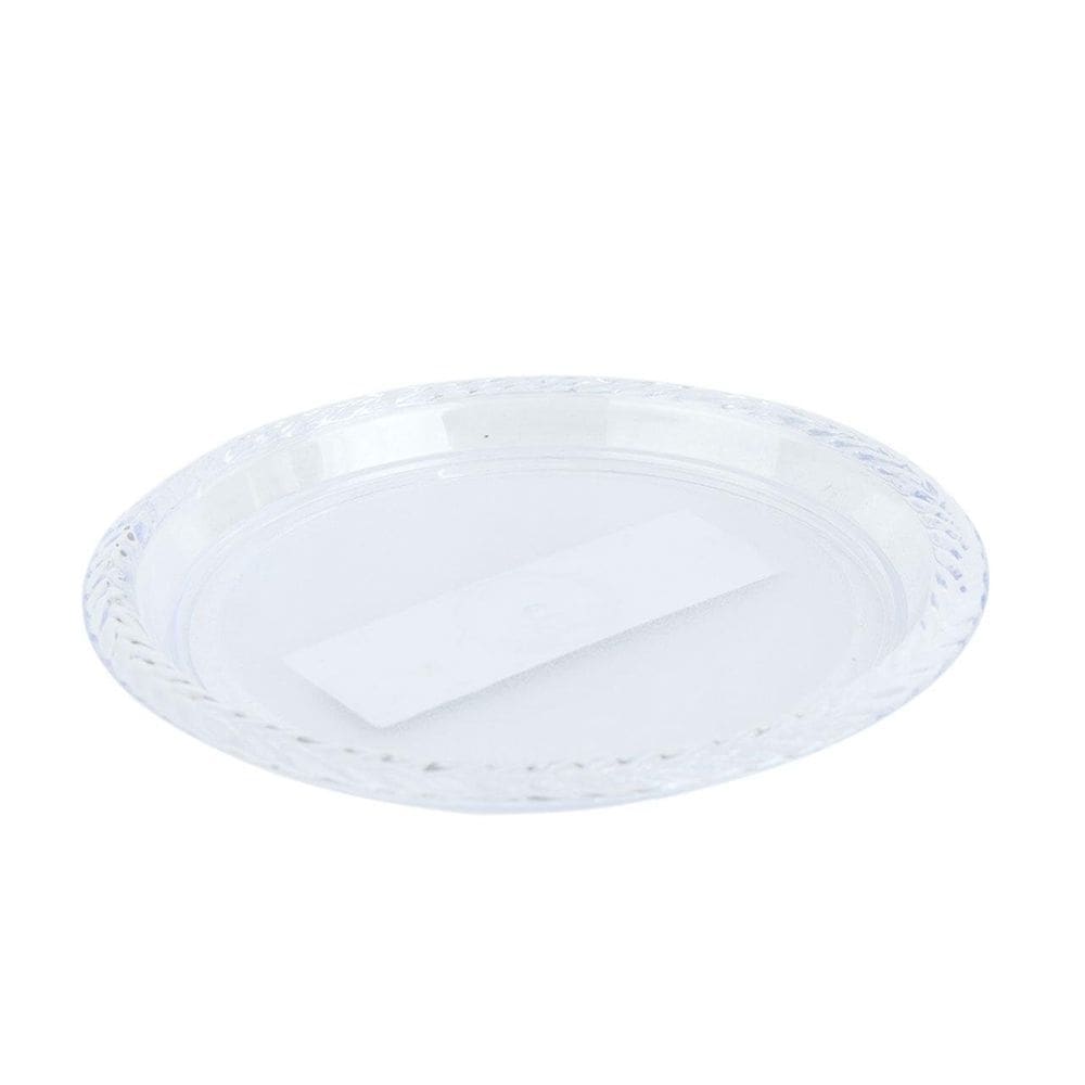 Bandeja de Acrílico 20x20cm Redonda Premium - Tudo em Caixa