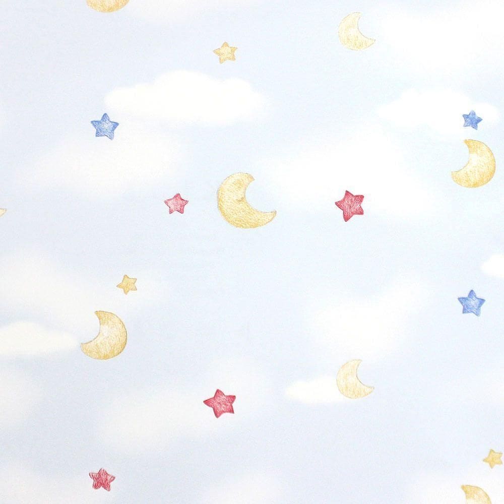 Papel De Parede All Kids Céu Estrelado H2911201 Rolo 10m X 0,53m