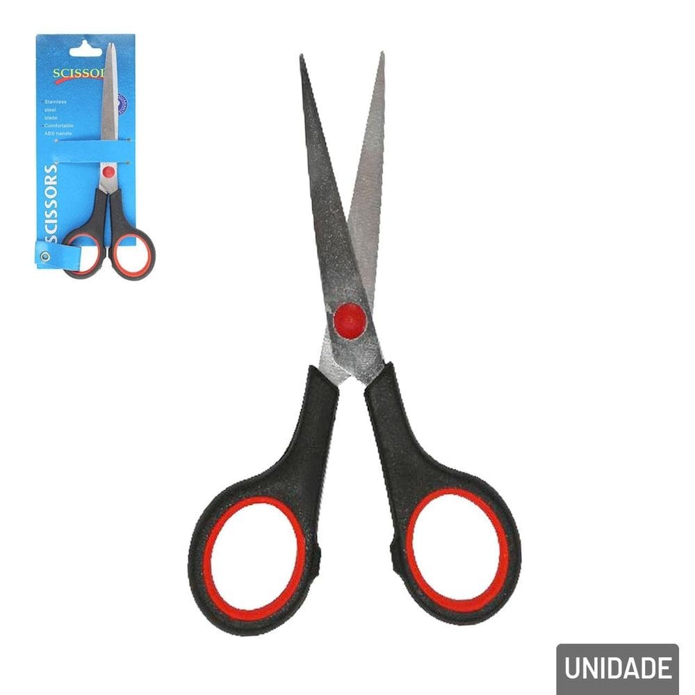 Tesoura de Inox 6,5s - Tudo em Caixa