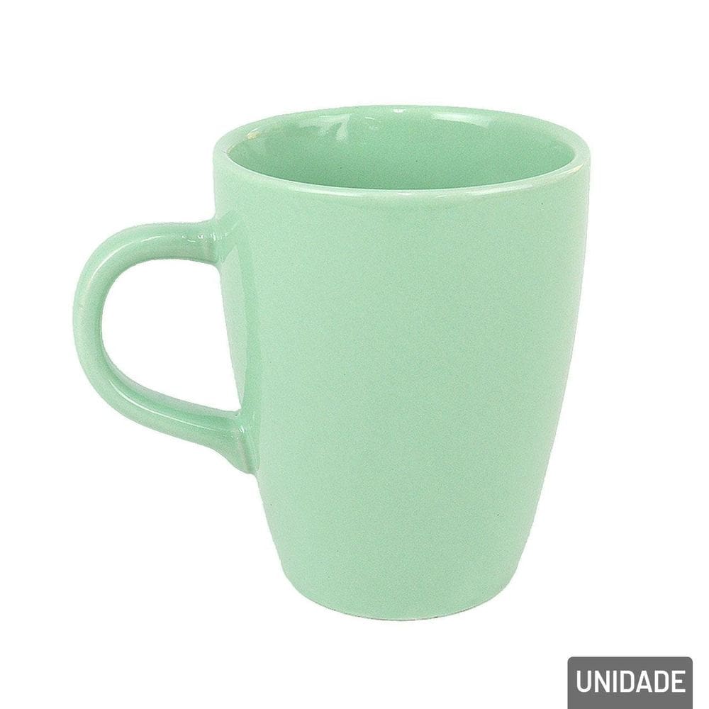 Caneca de Porcelana 230ml Inovare Verde Tiffany - Tudo em Caixa