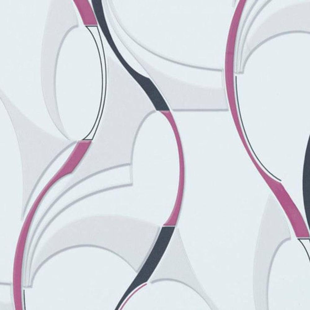 Papel De Parede Ddd Em 3d Max 28312 Moderno - Rolo 10m X 0,53m