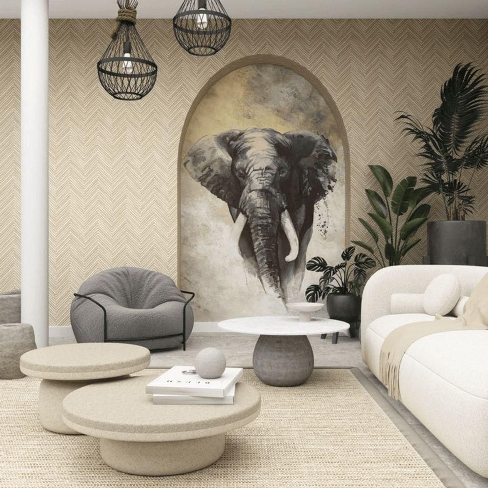 Mural De Parede Travertino Fotográfico Colorido 33098