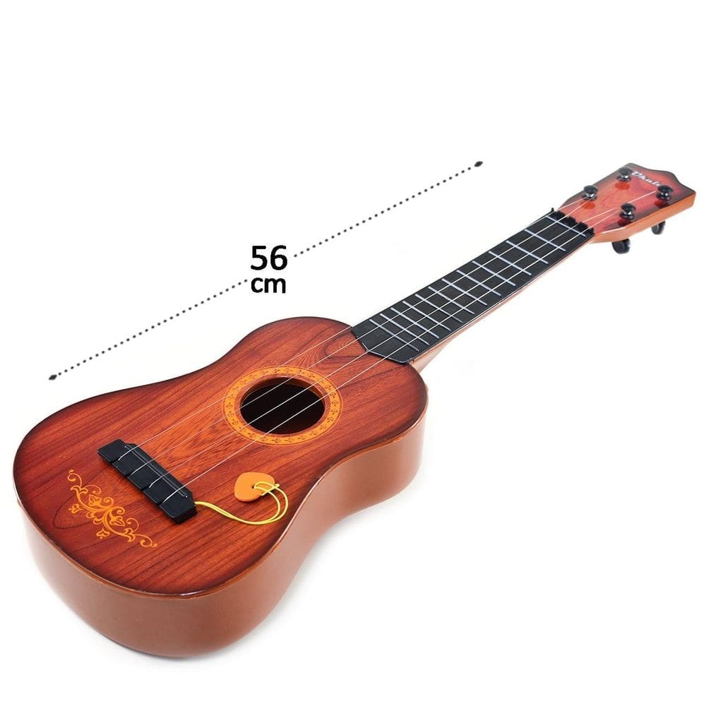Violão Infantil Musical Liso com Palhetas - Tudo em Caixa