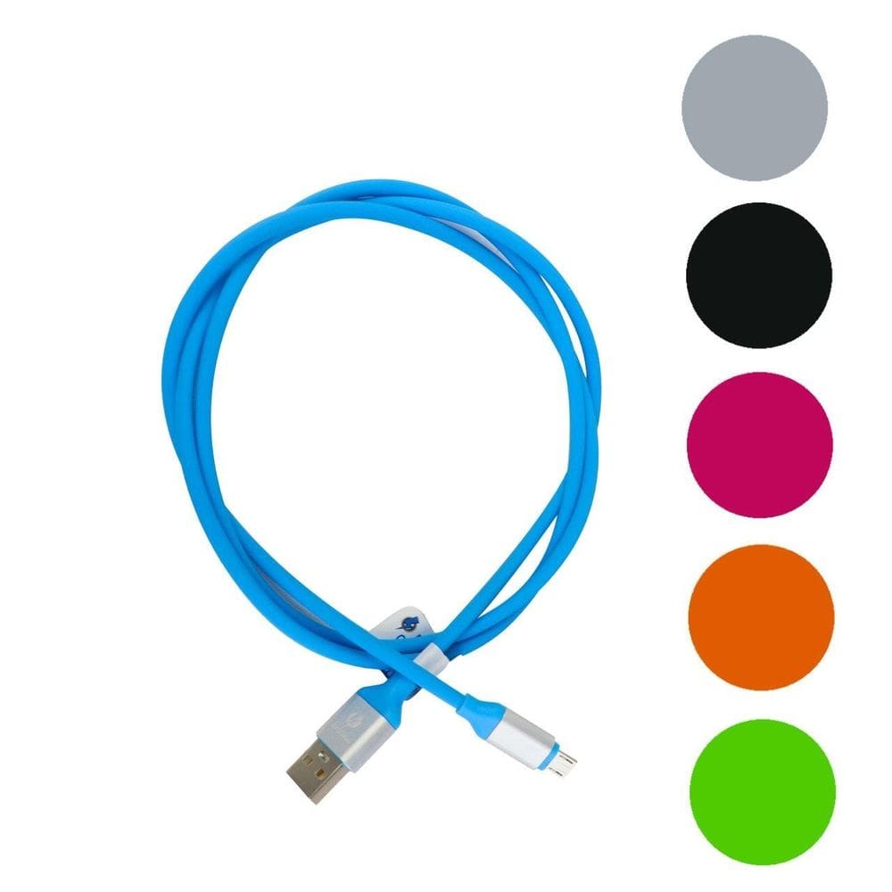 Cabo USB V8 1,20cm Color - Tudo em Caixa