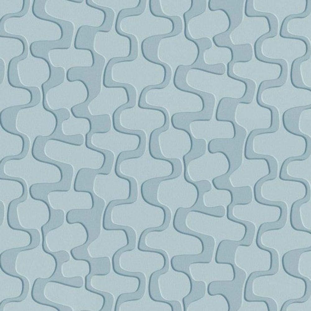 Papel De Parede Ddd Em 3d Max 28352 Geométrico - Rolo 10m X 0,53m