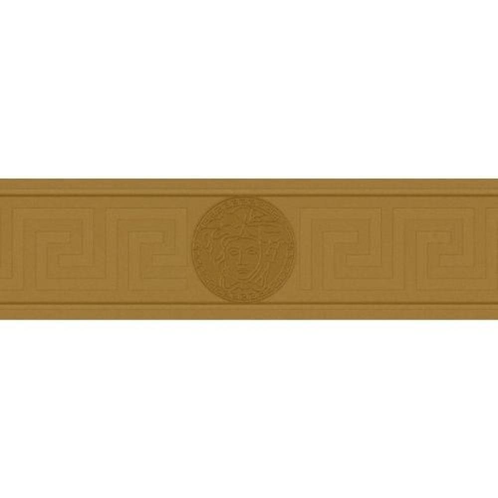 Faixa De Parede Versace V Moderno Dourado 935222