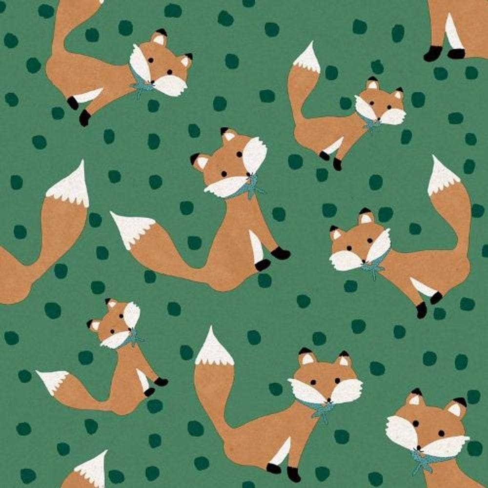 Papel De Parede Minime Infantil Verde 17117
