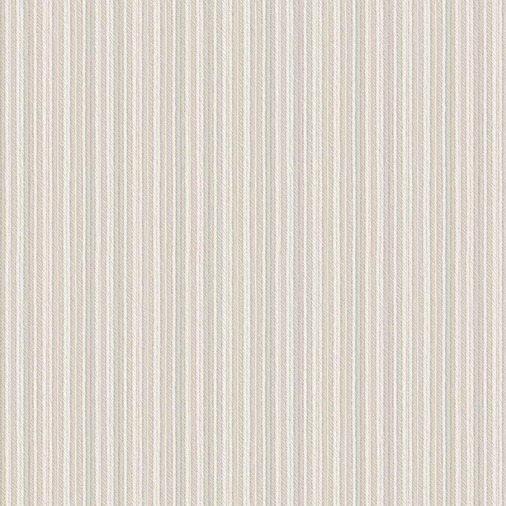 Papel De Parede Tissé Listrado Bege 25451