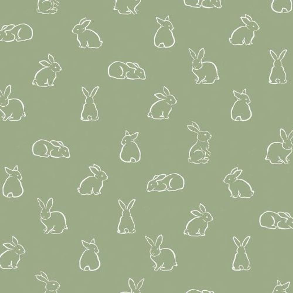 Papel De Parede Minime Infantil Verde 17145