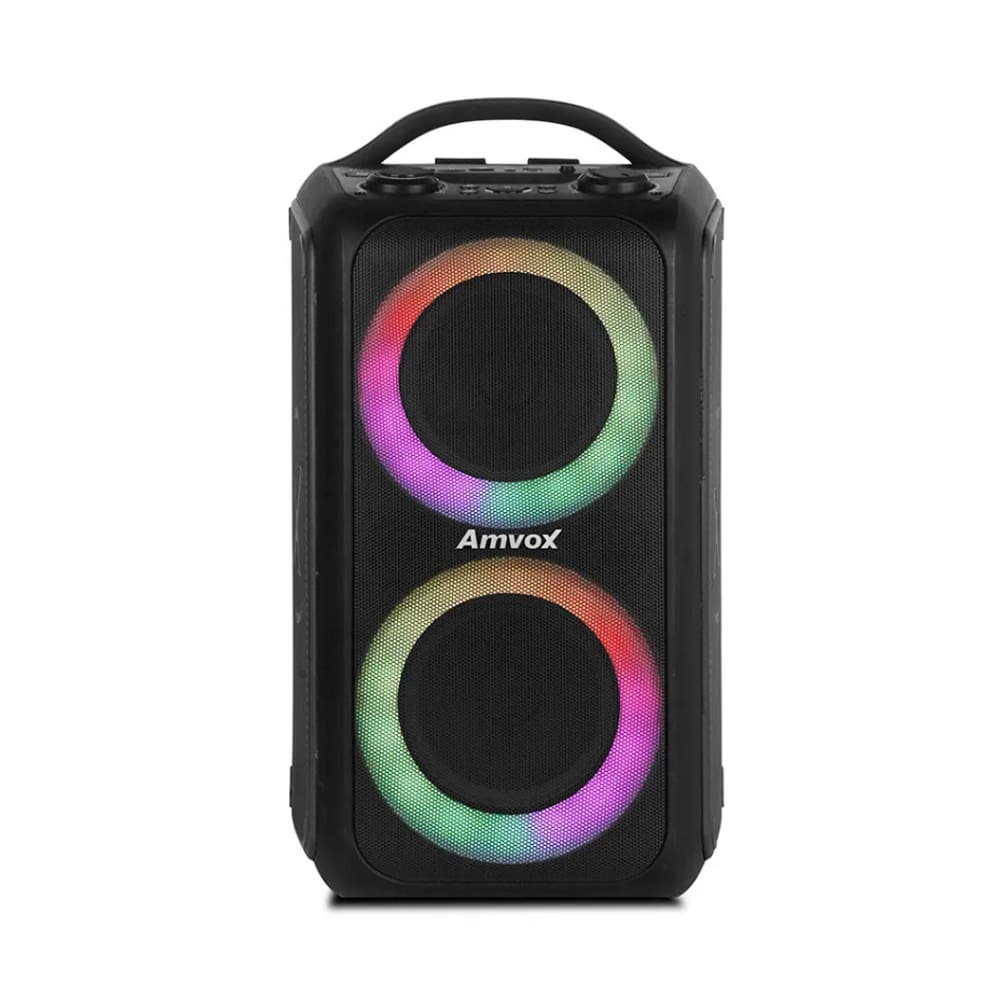 Caixa de Som Amplificada Amvox Bagvox Black ACA600, 600 W, Bivolt Preta