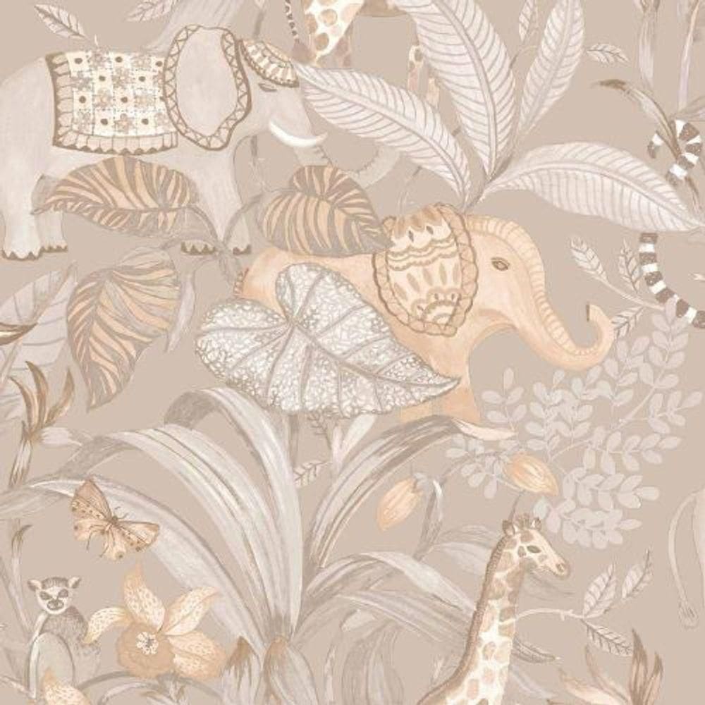 Papel De Parede Minime Infantil Bege 17109