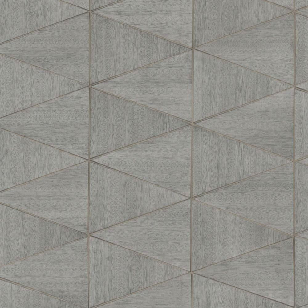 Papel De Parede Travertino Geométrico Cinza 33355