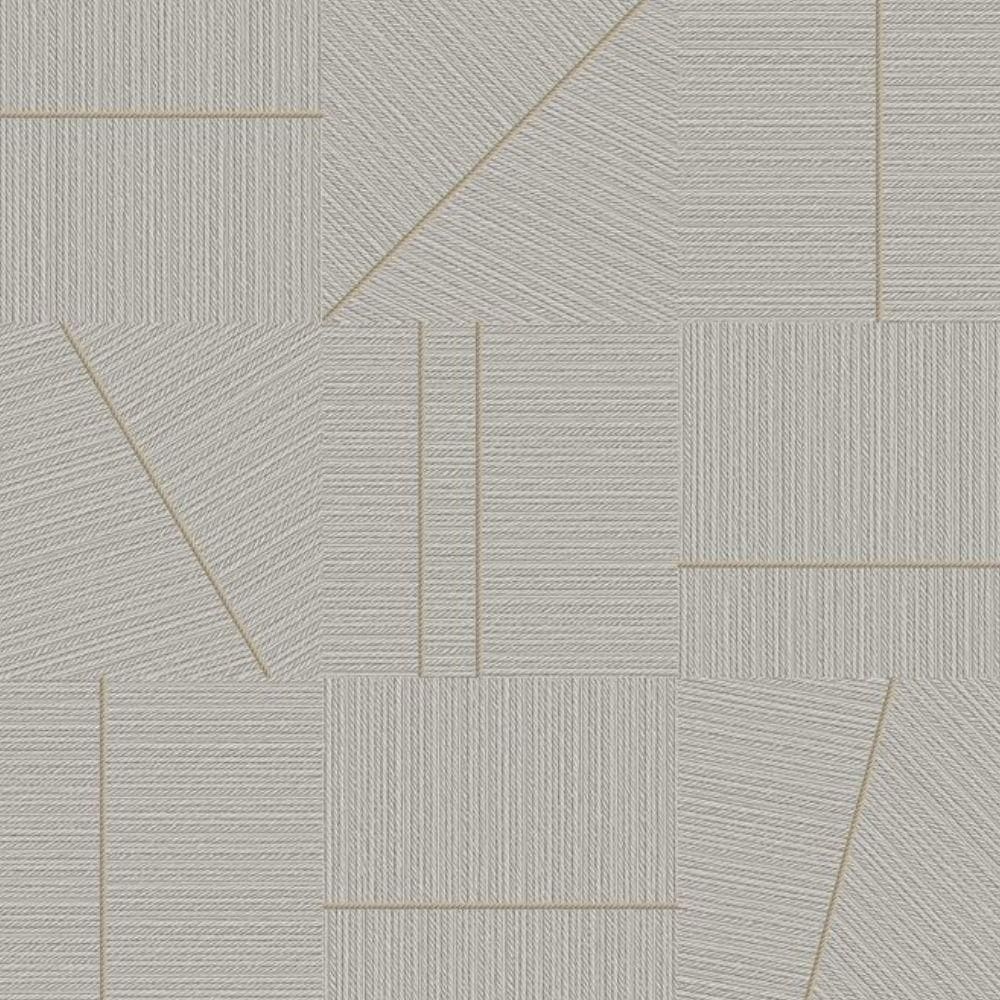 Papel De Parede Tissé Geométrico Marrom 25444