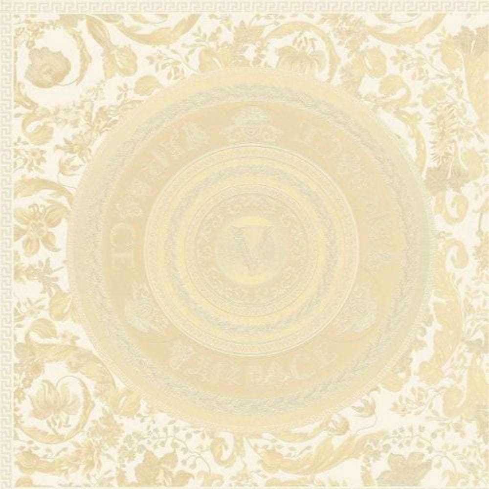 Papel De Parede Versace V Arabesco Bege 387053