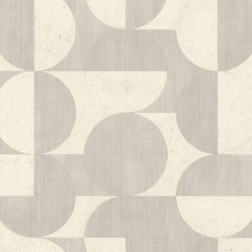 Papel De Parede Concrete Geométrico Cinza 521313