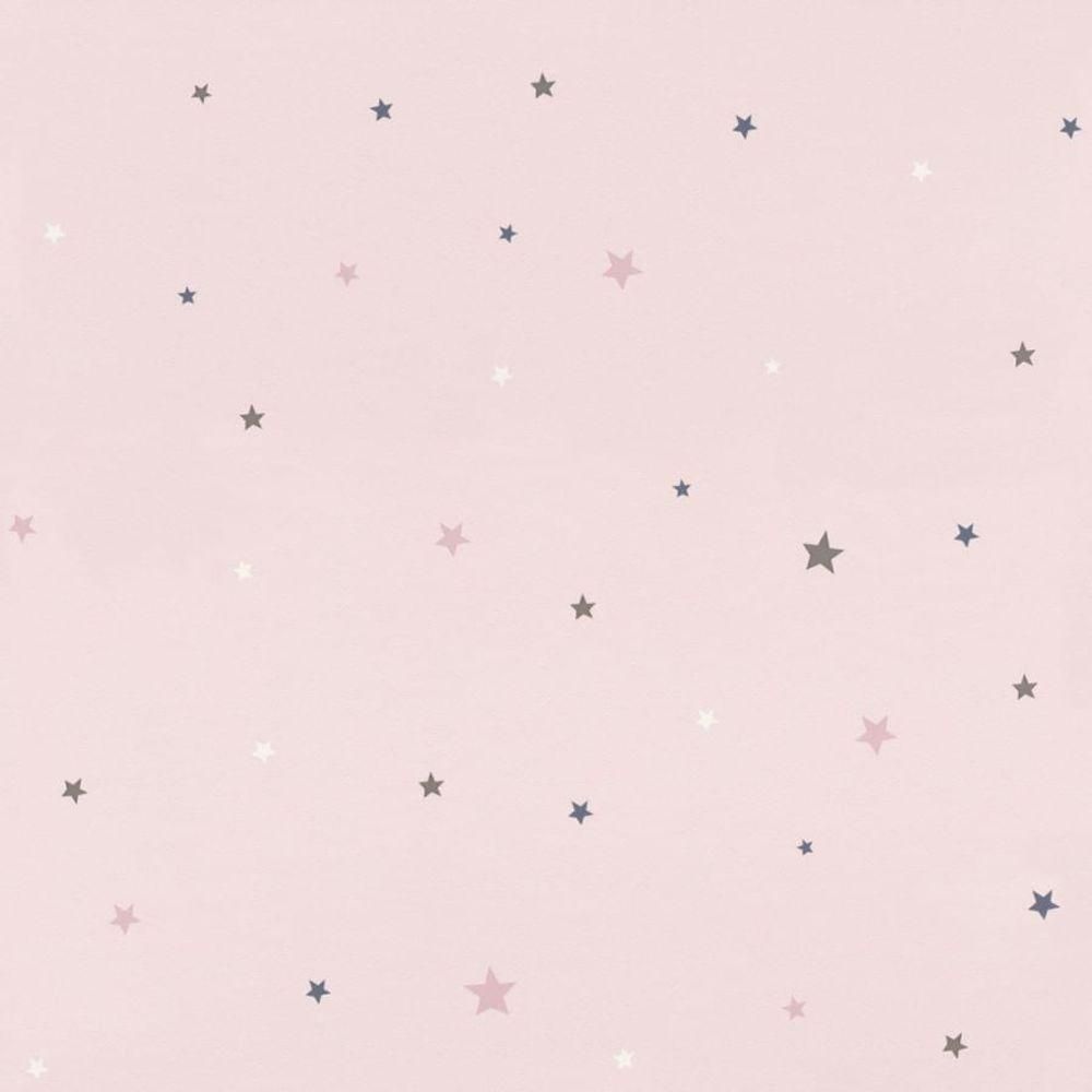 Papel De Parede Bambino Xviii Estrelas 245233 Rolo 10m X 0,53m