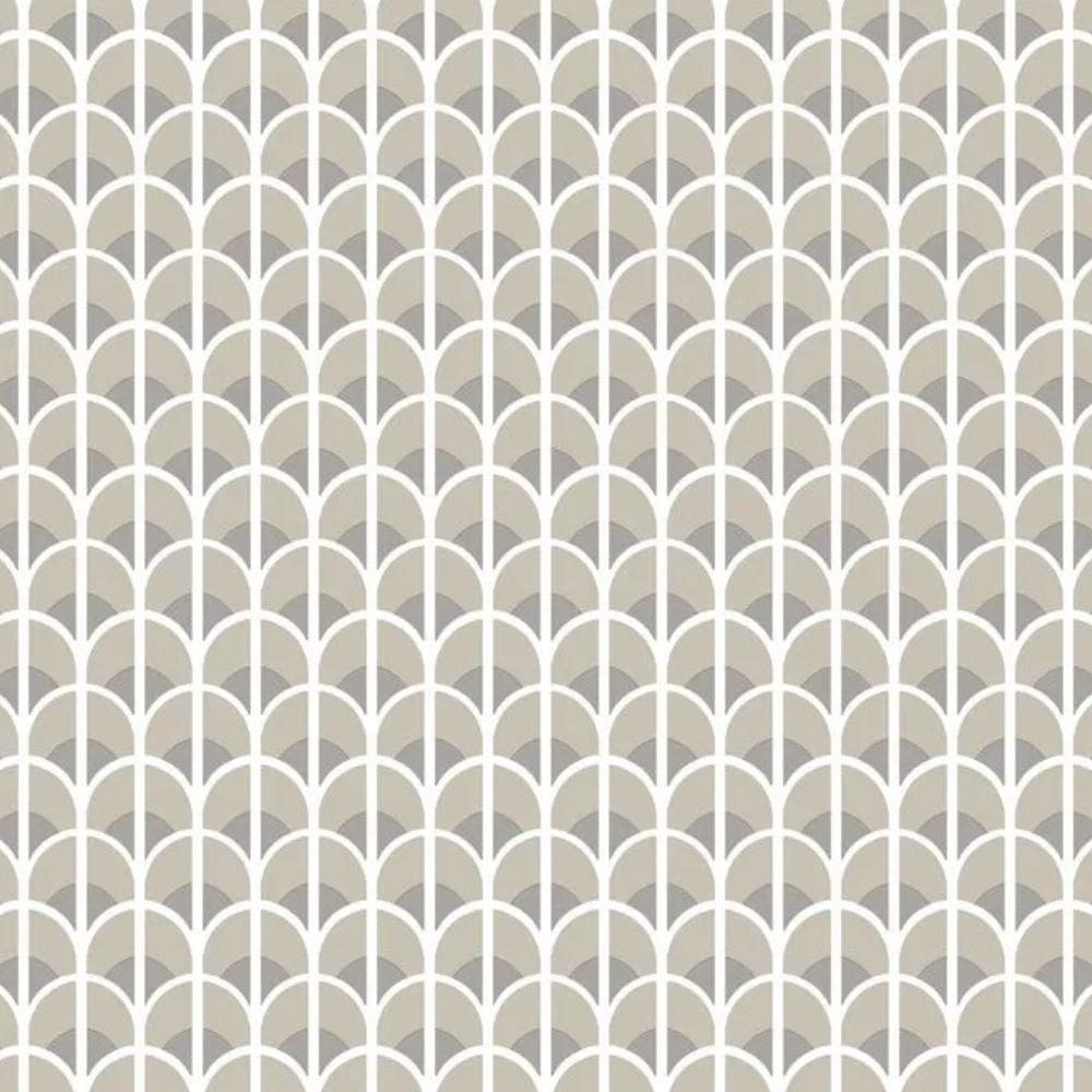 Papel De Parede Thema Geométrico Bege 28866
